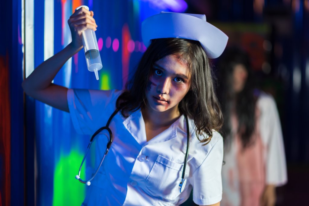 halloween costume dead nurse